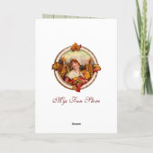 Carte de voeux de bénédictions de thanksgiving (Dos)