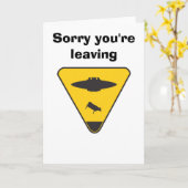 Carte de voeux de bétail d'UFO (Fleur jaune)