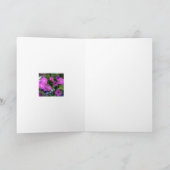 Carte de voeux de blanc de gloire de matin (Intérieur)