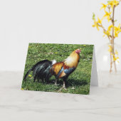 Carte de voeux de blanc de portrait d'aquarelle de (Fleur jaune)