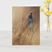 Carte de voeux de blanc de rouleau de (Fleur jaune)