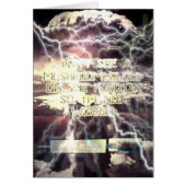 Carte de voeux de bombe atomique (Devant)