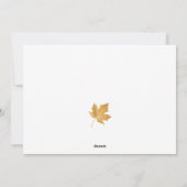 Carte de voeux de bon thanksgiving Photo Holiday (Dos)