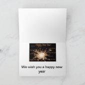 Carte de voeux de bonne année (Intérieur)