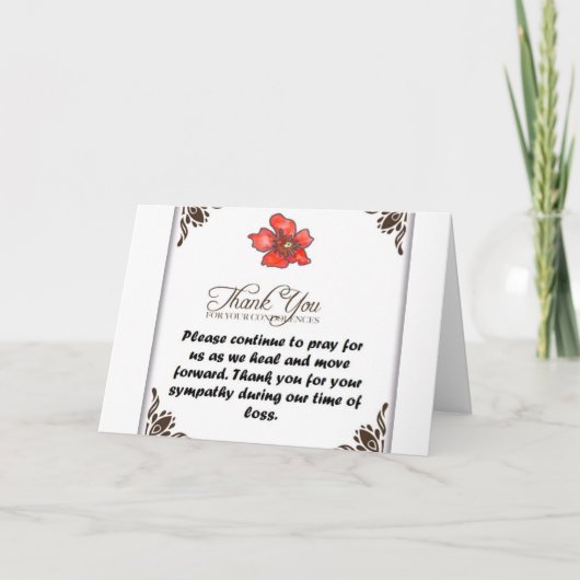 CARTE DE VŒUX DE BONNE CHANCE ET D'ADIEU (Devant)