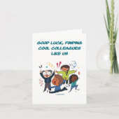 Carte de voeux de bonne chance Office (Devant)