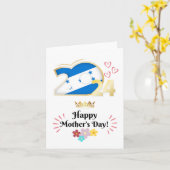 Carte de vœux de Bonne Fête des Mères “Honduras” (Fleur jaune)