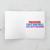 CARTE DE VŒUX DE BONNE SANTÉ (Intérieur)