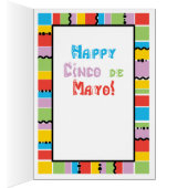 Carte de voeux de border collie de fiesta (Intérieur (Droit))