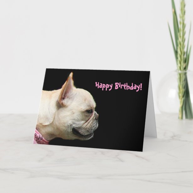 Bouledogue Français Cartes Anniversaire - FR