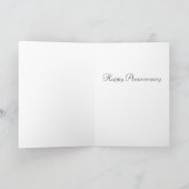 Carte de voeux de bouquet de mariage (Intérieur)