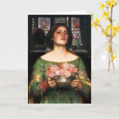 Carte de voeux de boutons de rose du YE de (Fleur jaune)