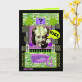 CARTE DE VOEUX DE BRAINLADY (Fleur jaune)