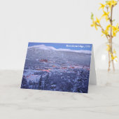 Carte de voeux de Breckenridge, le Colorado (Fleur jaune)