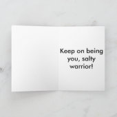 Carte de voeux de bretzel (Intérieur)