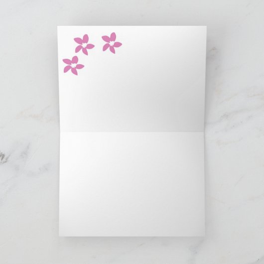 Carte de voeux de Bromeliad (Intérieur)