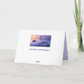 carte de voeux de brouillard océanique (Dos)