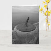 Carte de voeux de cadran solaire (Fleur jaune)