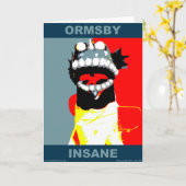 Carte de voeux de campagne d'Ormsby (blanc à (Fleur jaune)