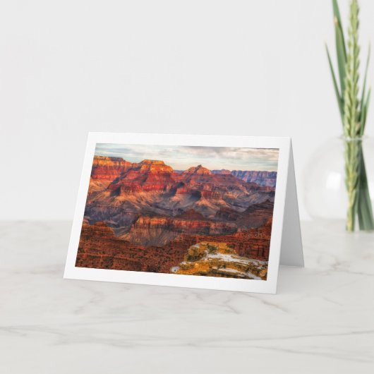Carte de voeux de canyon grand (Devant)