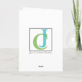 Carte de voeux de carotte (Dos)