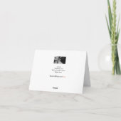 Carte de voeux de carte de note de Boston MBTA (Dos)