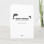 Carte de vœux de célébration (Dos)