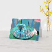 Carte de vœux de célébration (Fleur jaune)