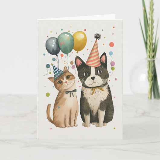 Carte de voeux de célébration de façon péremptoire (Devant)
