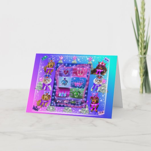 Carte de vœux de célébration de l'Avent (Devant)