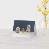 Carte de vœux de célébration - Intérieur vierge (Fleur jaune)