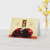 Carte de voeux de célébration mignonne de (Fleur jaune)