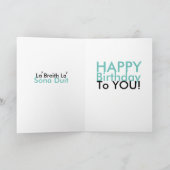 Carte de voeux de Celtic joyeux anniversaire (Intérieur)