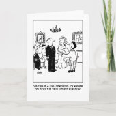 Carte de voeux de cérémonie civile (Devant)