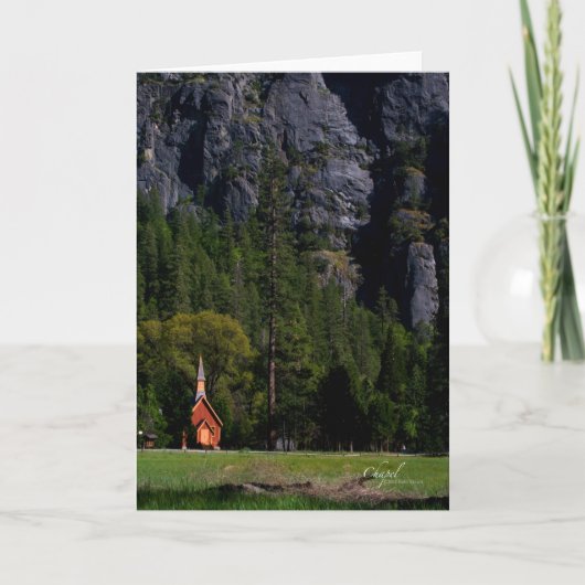 Carte de voeux de chapelle (Devant)