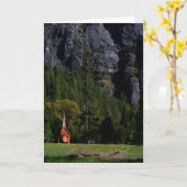 Carte de voeux de chapelle (Fleur jaune)