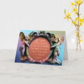 Carte de voeux de chapitre d'amour (Fleur jaune)