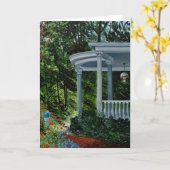 Carte de voeux de charme Sud (Fleur jaune)