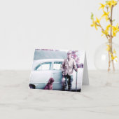 Carte de voeux de chasse de canard (Fleur jaune)