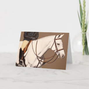 Carte de voeux de chasseur de poney