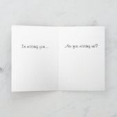 Carte de voeux de chat (Intérieur)