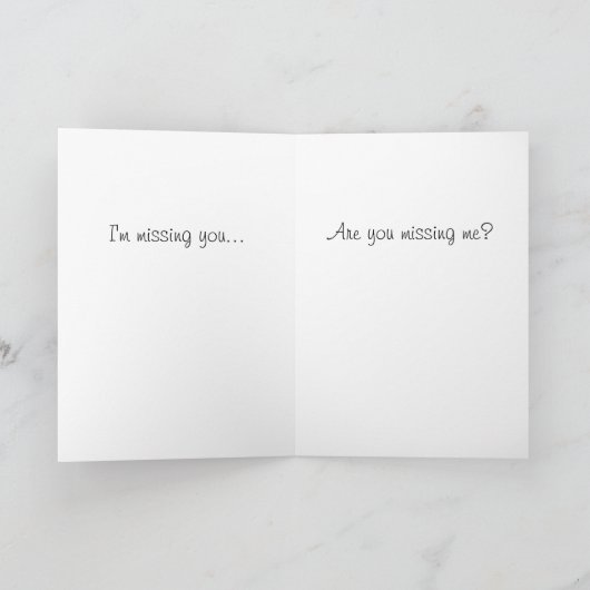 Carte de voeux de chat (Intérieur)