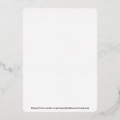 Carte de vœux de chats drôles qui rient (Verso)