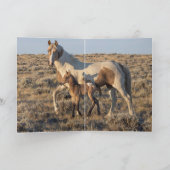 Carte de voeux de Cheval Sauvage - Grace et Donata (Intérieur)