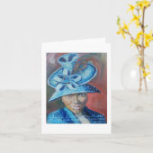 Carte de voeux de Chey de casquette d'église (Fleur jaune)