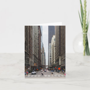 Carte de voeux de Chicago Madison Street