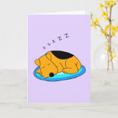 Carte de voeux de Chien Chien Chien Chien Chien Mi (Fleur jaune)