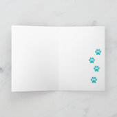 Carte de voeux de chien de chasse de basset-hound (Intérieur)