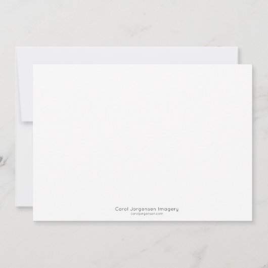 Carte de vœux de citation de Rumi (Dos)