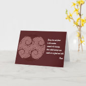 Carte de voeux de citation de Rumi. Conception de (Fleur jaune)